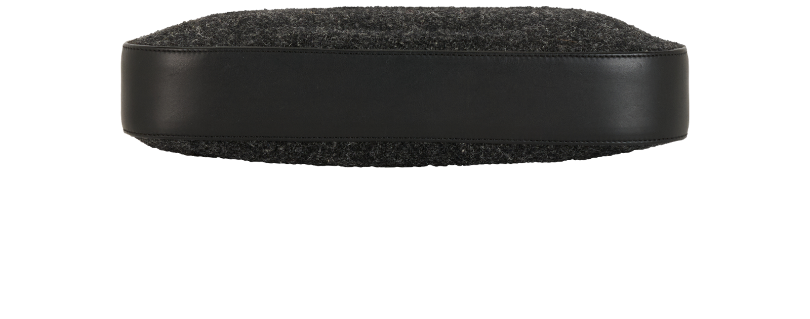 Vintage Legacy West Shoulder Bag, &pound;150, Handbags, Black, Leather/Wool, Top view